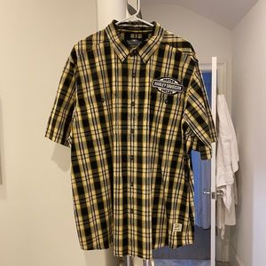 Harley Davidson Short Sleeve Button Down Shirt